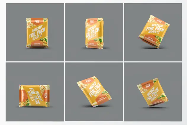 Instant Food Packages Mock-Up Bundle 7 instant food packages mock up bundle5