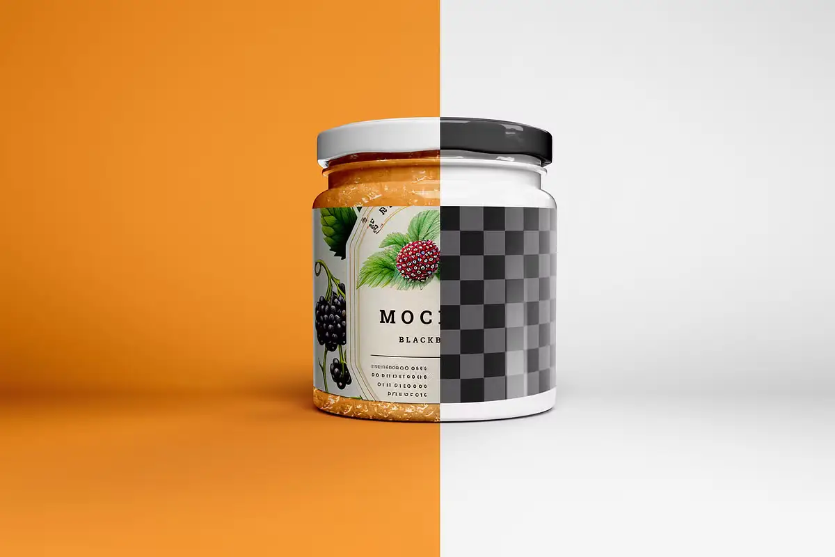 Jam Jar Mockup