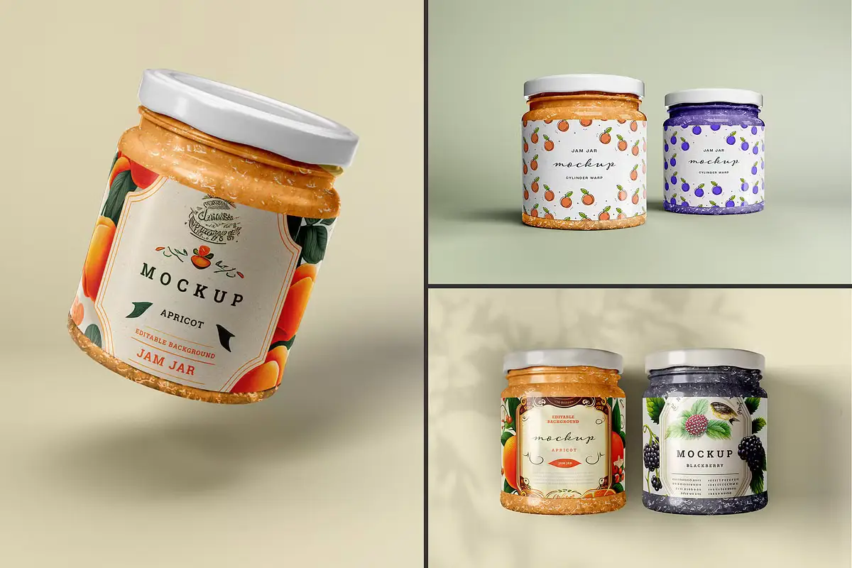 Jam Jar Mockup 3 jam jar mockup3