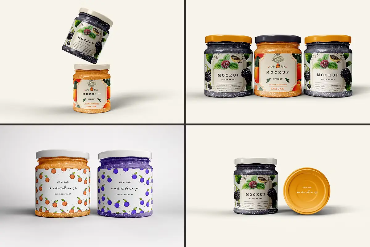 Jam Jar Mockup 5 jam jar mockup5