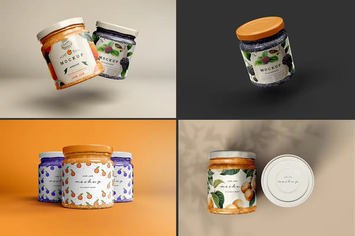 Jam Jar Mockup 6 jam jar mockup6