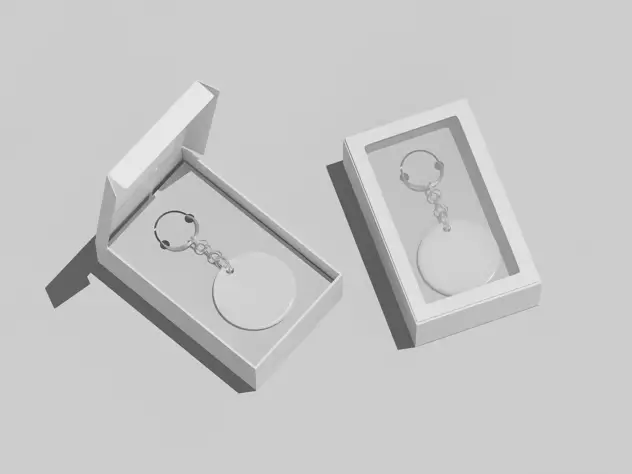 Keychain Box Mockup 4 keychain box mockup3