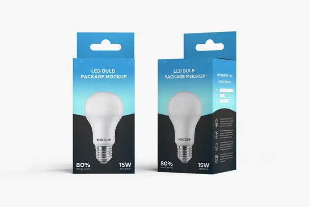 Led Light Packaging Box Mockup 11 led light packaging box mockup4