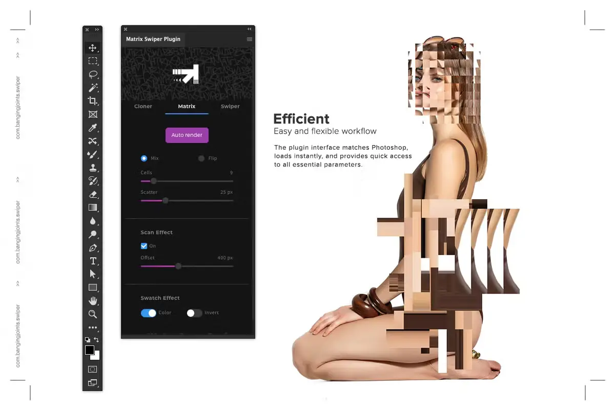 Matrix Swiper - Animation PS Plugin 4 matrix swiper animation ps plugin3