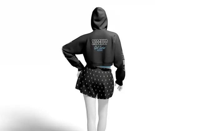 Mockup Hoodie Girl Series 4 mockup hoodie girl series3