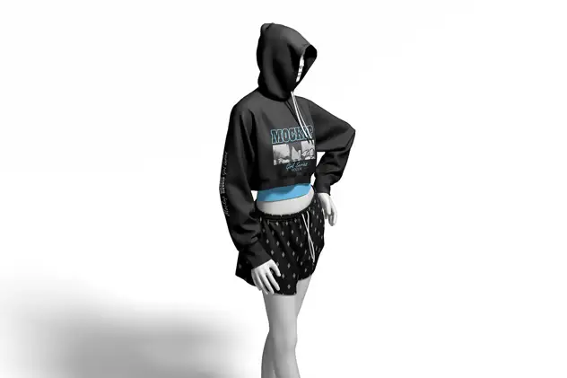 Mockup Hoodie Girl Series 5 mockup hoodie girl series4