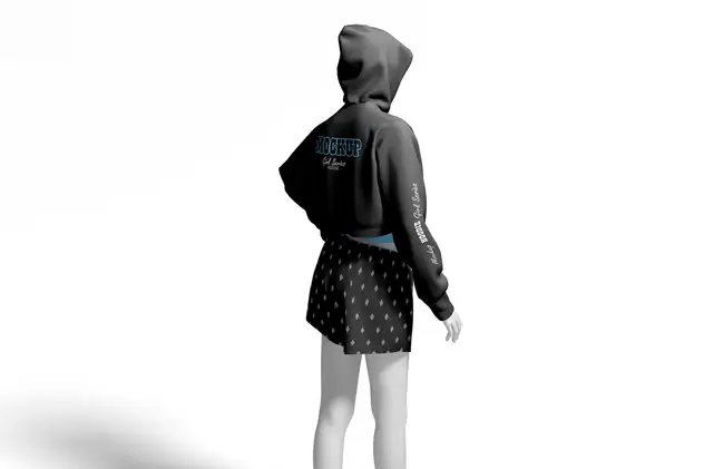 Mockup Hoodie Girl Series 6 mockup hoodie girl series5
