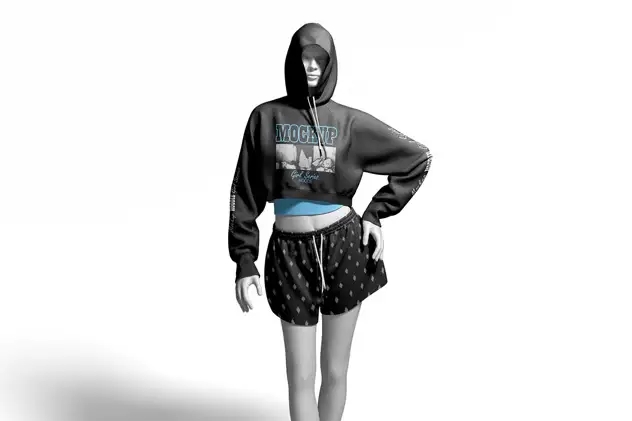 Mockup Hoodie Girl Series 8 mockup hoodie girl series7
