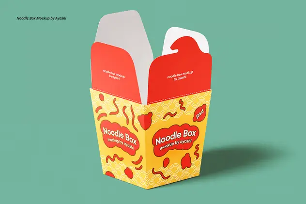 Noodle Box Mockup 4 noodle box mockup3