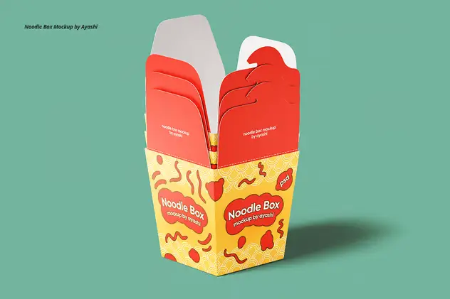 Noodle Box Mockup 5 noodle box mockup4