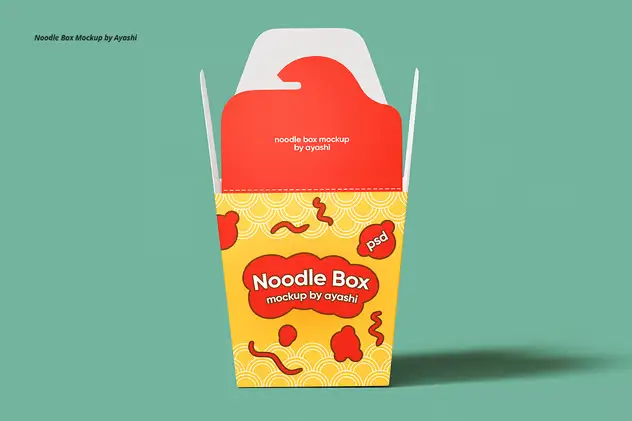 Noodle Box Mockup 6 noodle box mockup5
