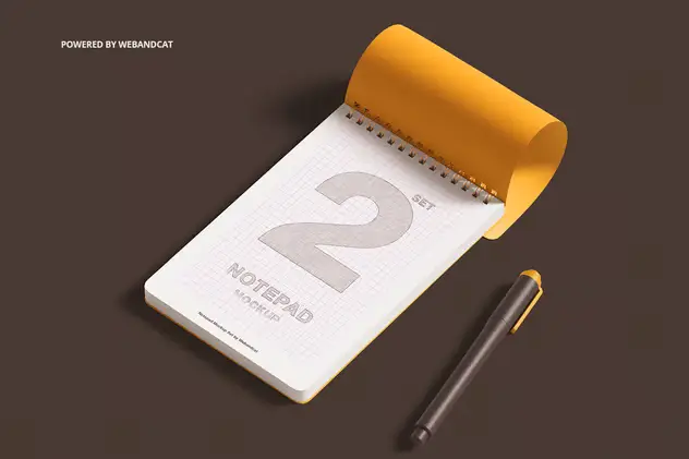 Notepad Mockup Set 2 4 notepad mockup set 23 1