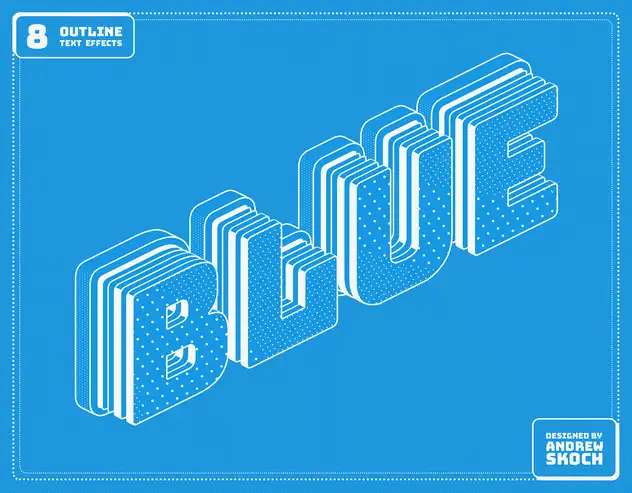 Outline Text Effects 10 outline text effects8