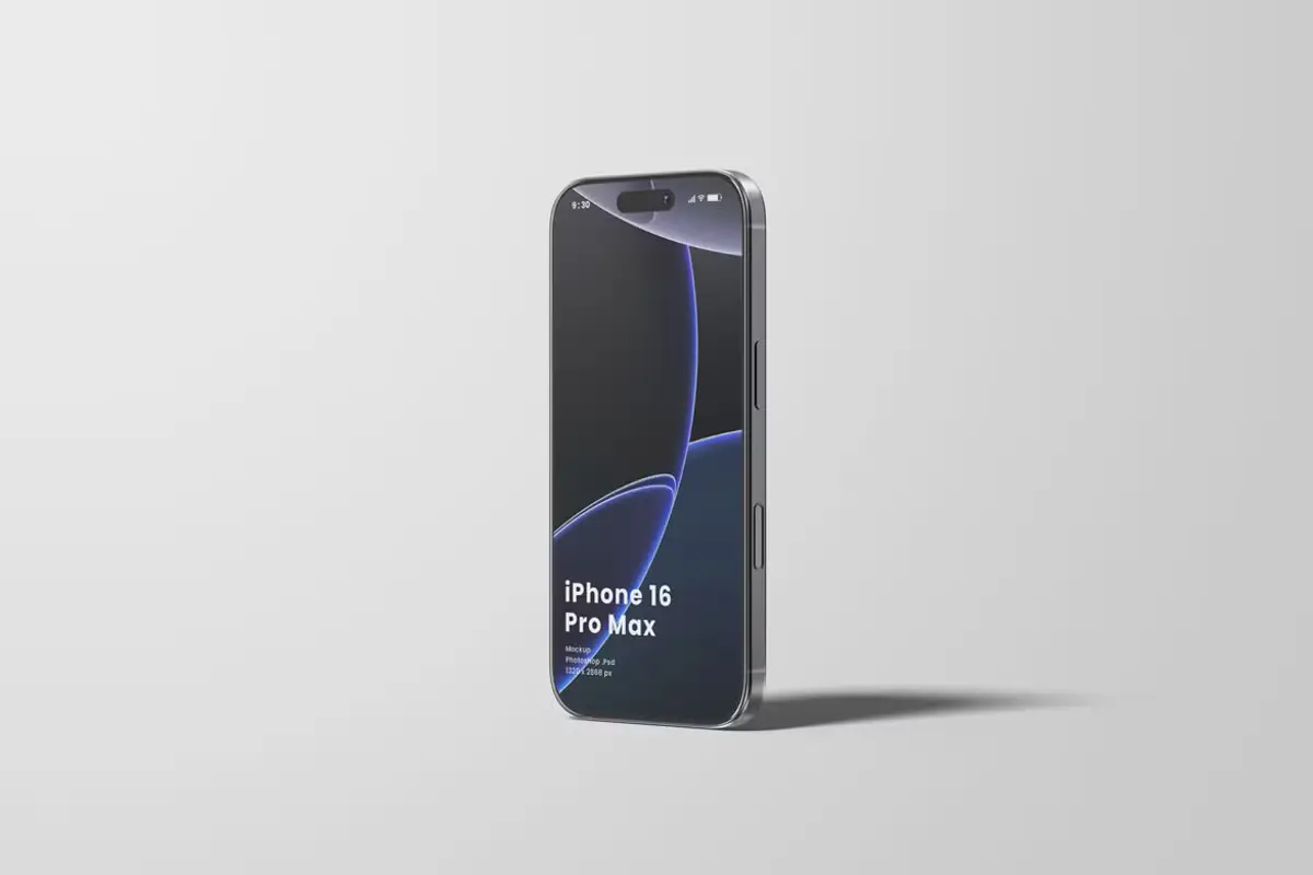 Phone 16 Pro Mockup 18 phone 16 pro mockup4