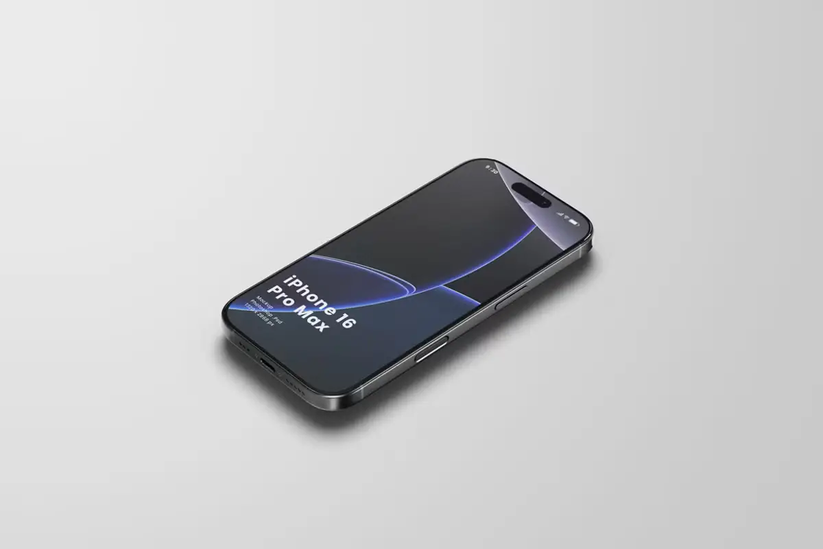 Phone 16 Pro Mockup 20 phone 16 pro mockup6