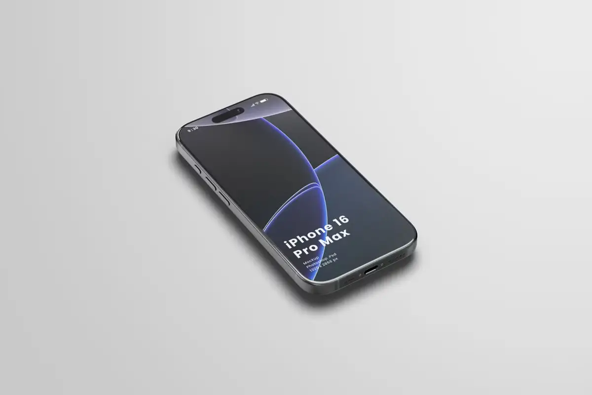 Phone 16 Pro Mockup 21 phone 16 pro mockup7
