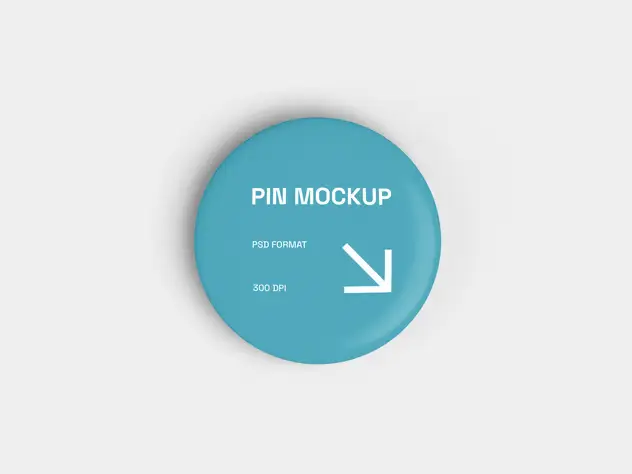 Pin Tag Mockup 4 pin tag mockup3