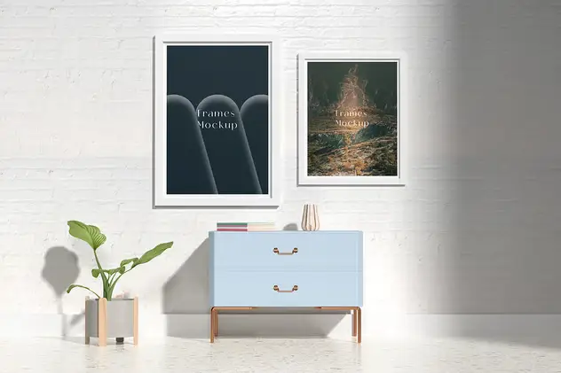 Poster and frame mockup 4 poster and frame mockup3