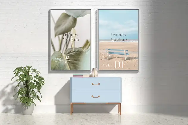 Poster and frame mockup 6 poster and frame mockup5