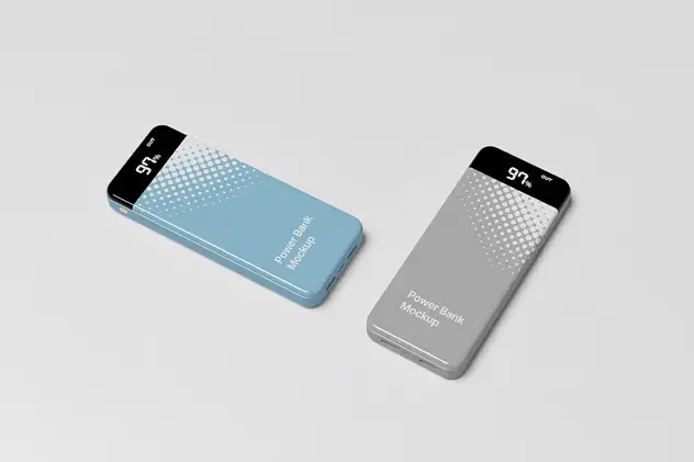 Power bank Mockup 3 power bank mockup2