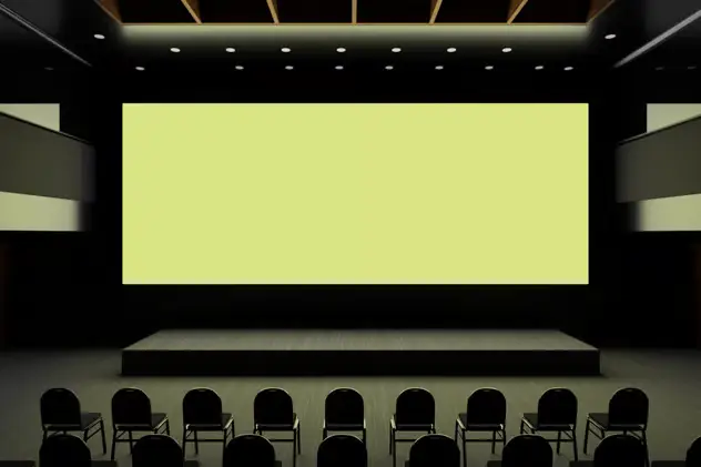 Projector Screen Mockup 5 projector screen mockup4