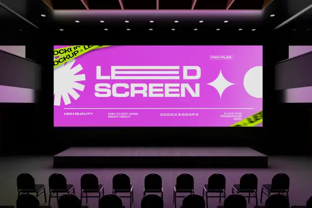 Projector Screen Mockup 6 projector screen mockup5