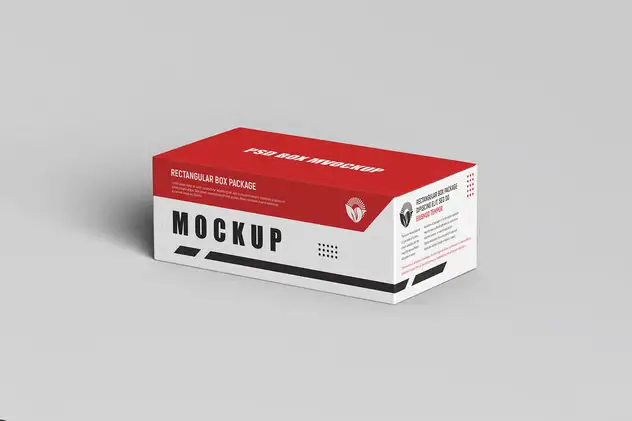 Rectangular Paper Box Packaging PSD Mockup 5 rectangular paper box packaging psd mockup12