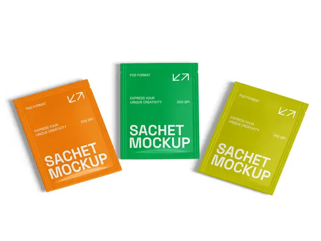 Sachet Packaging Mockup 5 sachet packaging mockup4