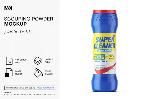 Scouring Powder Bottle Mockup 3 scouring powder bottle mockup2