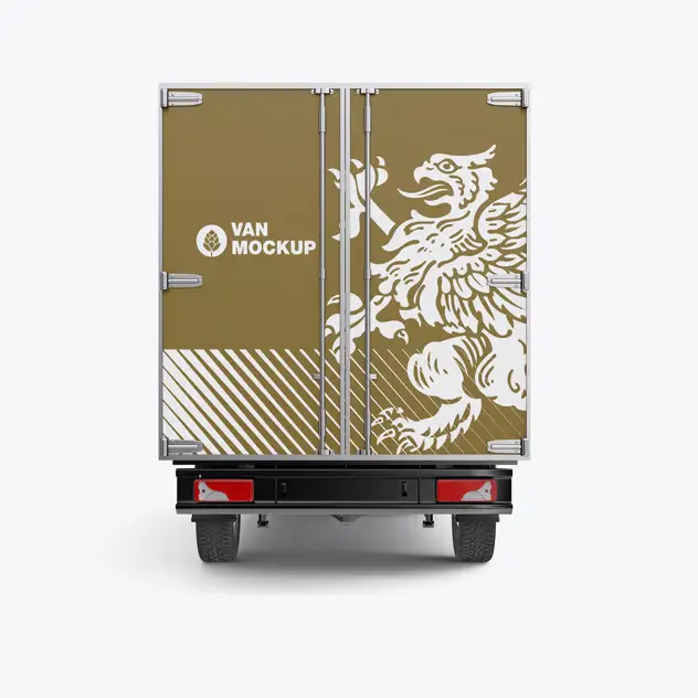 Set Comercial Box Truck Mockup 3 set comercial box truck mockup10