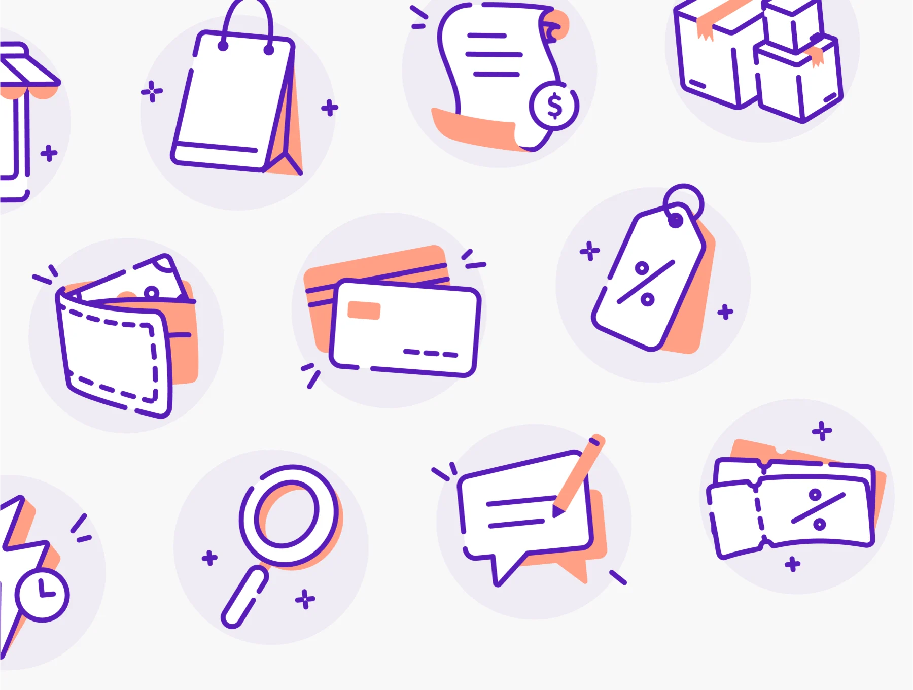 Shoply - E Commerce Icon Illustration Set 9 shoply e commerce icon illustration set8