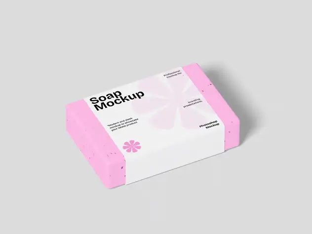 Soap Package Mockup 3 soap package mockup2