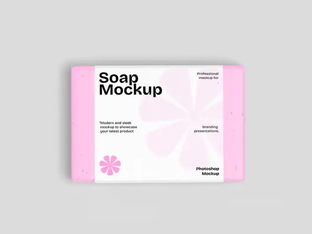 Soap Package Mockup 4 soap package mockup3
