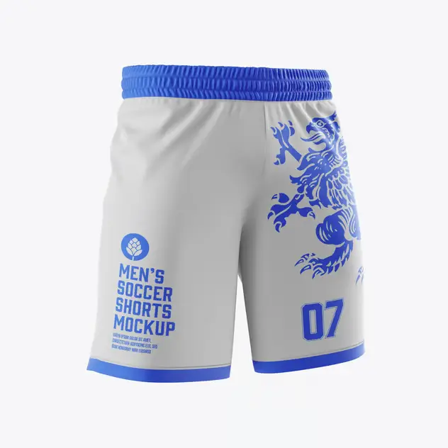 Soccer Shorts Mockup 6 soccer shorts mockup6