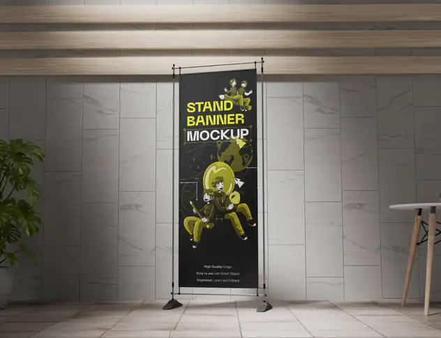 Stand Banner Mockup 3 stand banner mockup2