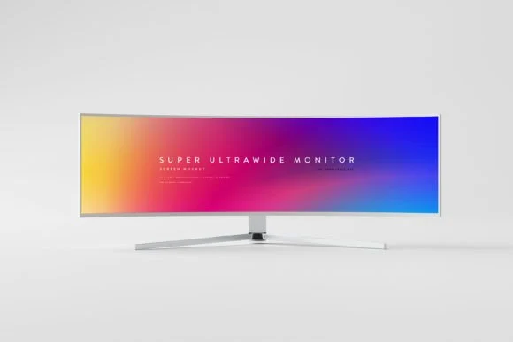 Super Ultrawide Monitor Mockup 4 super ultrawide monitor mockup3