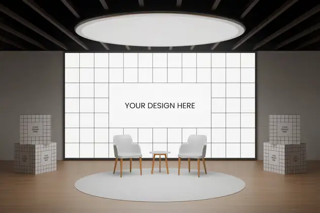 Talk Show Screen Mockup 5 talk show screen mockup4