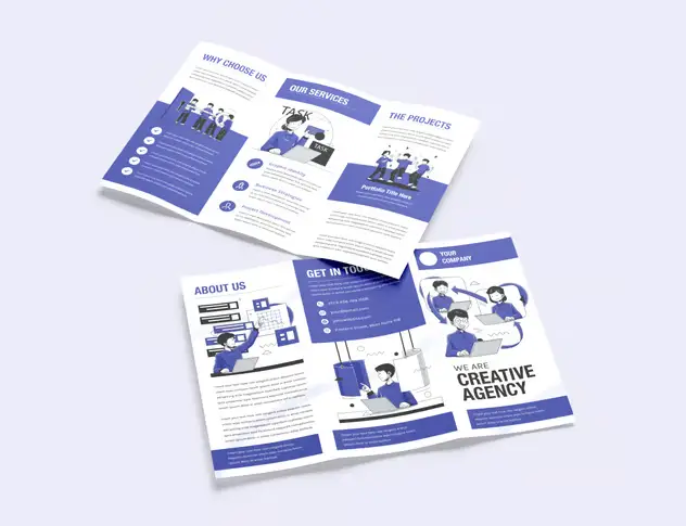Trifold Brochure Mockup 3 trifold brochure mockup2