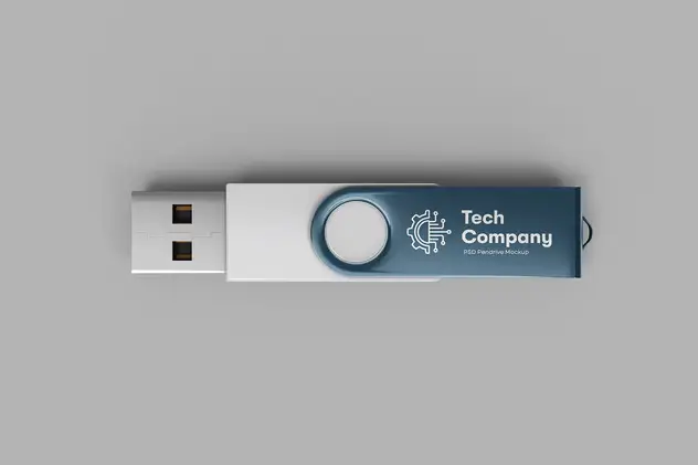 USB Flash Drive Mockup 6 usb flash drive mockup5