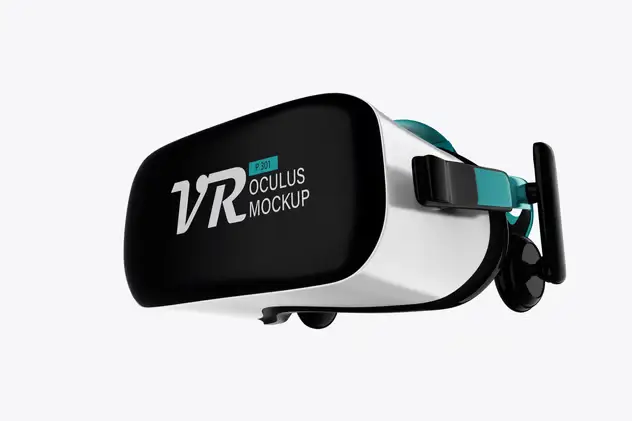 VR Oculus with Headset PSD Mockup 3 vr oculus with headset psd mockup10