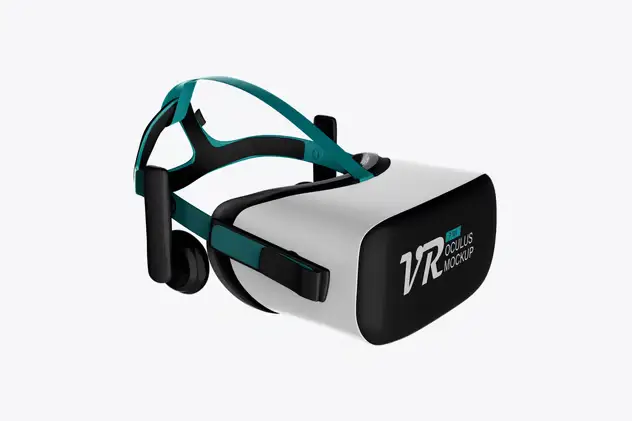 VR Oculus with Headset PSD Mockup 4 vr oculus with headset psd mockup11