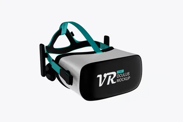 VR Oculus with Headset PSD Mockup 8 vr oculus with headset psd mockup5