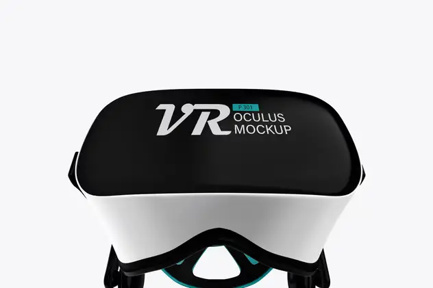 VR Oculus with Headset PSD Mockup 9 vr oculus with headset psd mockup6