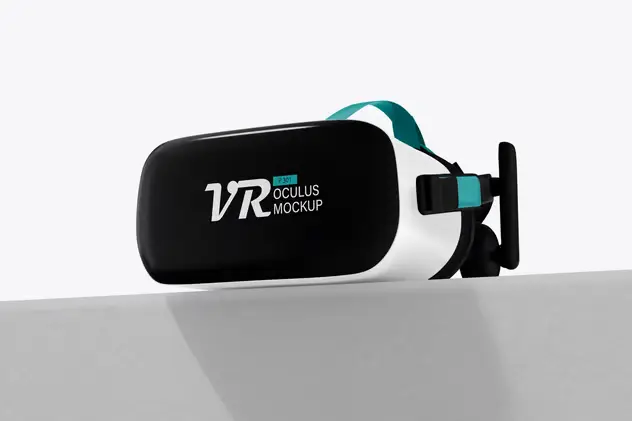 VR Oculus with Headset PSD Mockup 11 vr oculus with headset psd mockup8