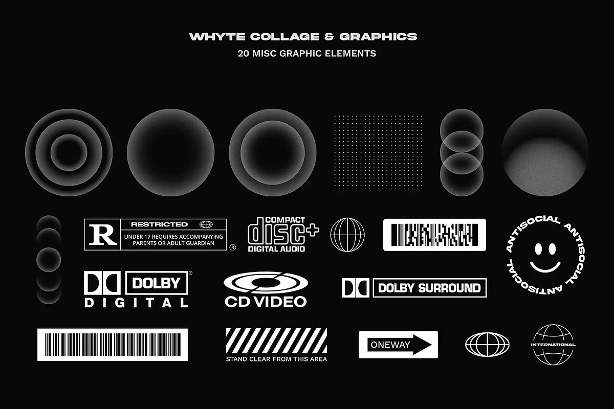 WHYTE Collage and Graphics 5 whyte collage and graphics12