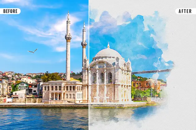 Watercolor Photo Effect 4 watercolor photo effect3
