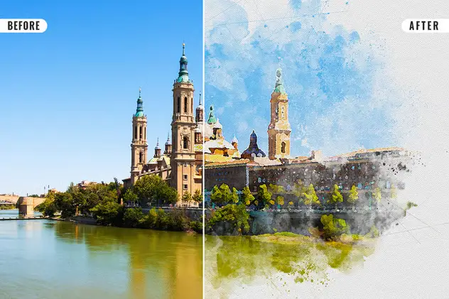Watercolor Photo Effect 5 watercolor photo effect4