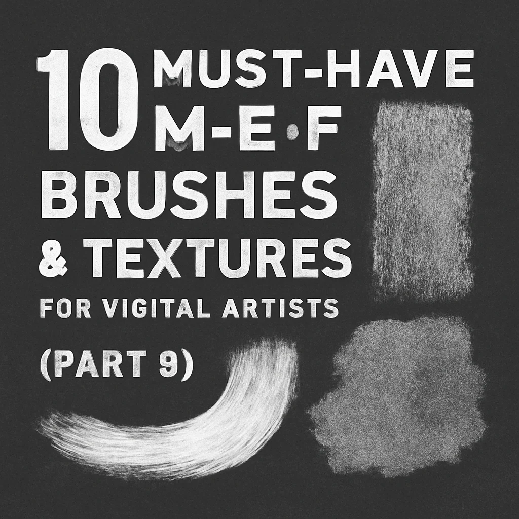 10 Must-Have m-e-f Brushes & Textures for Digital Artists (Part 9)