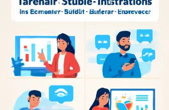 10 stunning tanahair studio illustrations for business socia 1581