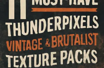 11 must have thunderpixels vintage brutalist texture packs 362